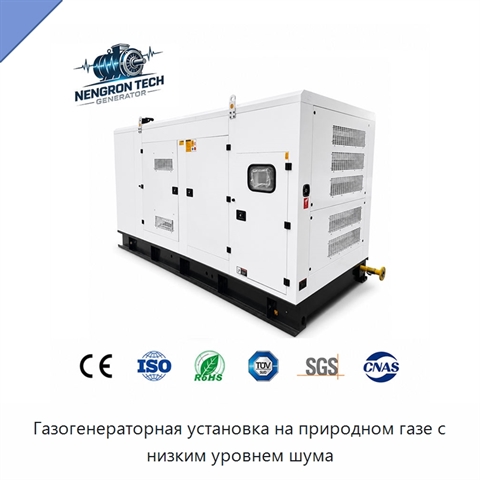 Газогенераторная установка на природном газе с низким уровнем шума