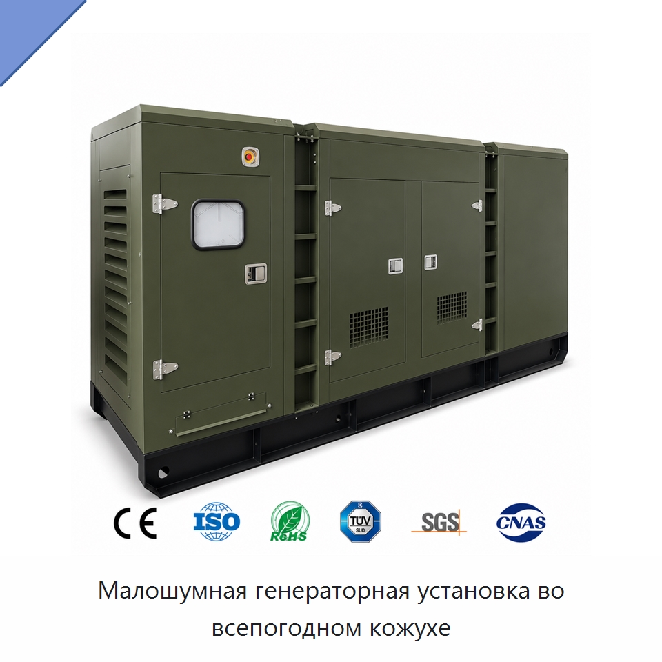 Малошумная генераторная установка во всепогодном кожухе — Газотурбинные генераторы