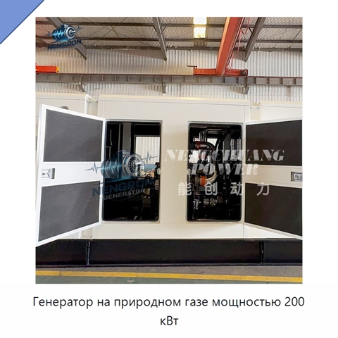 Генератор на природном газе мощностью 200 кВт