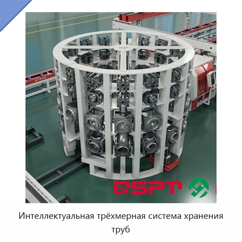 Интеллектуальная трёхмерная система хранения труб