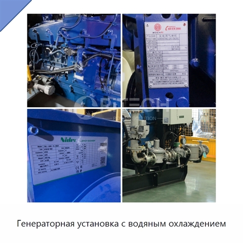 Генераторная установка с водяным охлаждением
