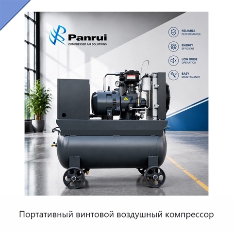 Портативный винтовой воздушный компрессор