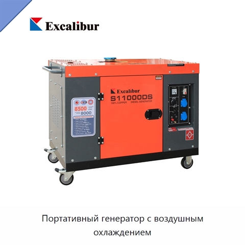 Портативный генератор с воздушным охлаждением