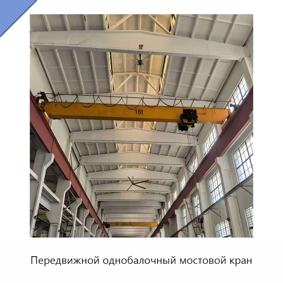 Передвижной однобалочный мостовой кран — Краны