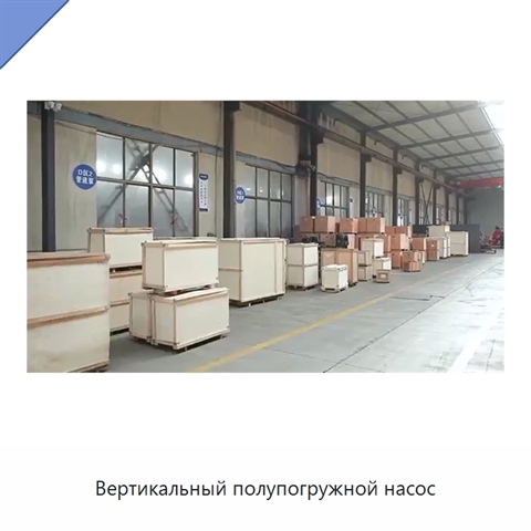 Вертикальный полупогружной насос