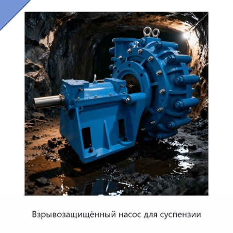 Взрывозащищённый насос для суспензии
