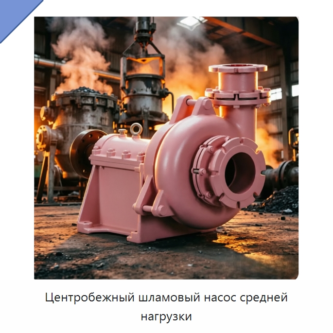 Центробежный шламовый насос средней нагрузки — Насосы