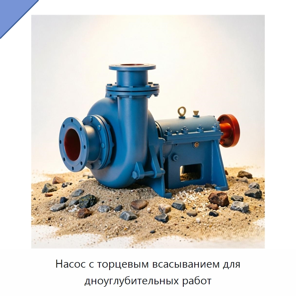 Насос с торцевым всасыванием для дноуглубительных работ — Насосы