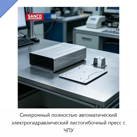 Синхронный полностью автоматический электрогидравлический листогибочный пресс с ЧПУ