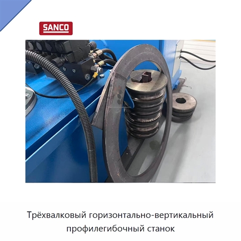 Трёхвалковый горизонтально-вертикальный профилегибочный станок