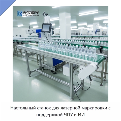Настольный станок для лазерной маркировки с поддержкой ЧПУ и ИИ