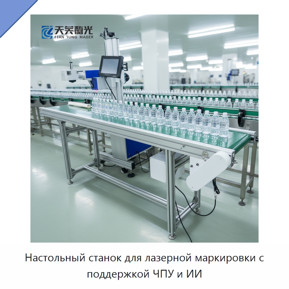 Настольный станок для лазерной маркировки с поддержкой ЧПУ и ИИ — Лазерные маркировочные станки