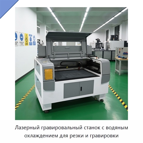 Лазерный гравировальный станок с водяным охлаждением для резки и гравировки