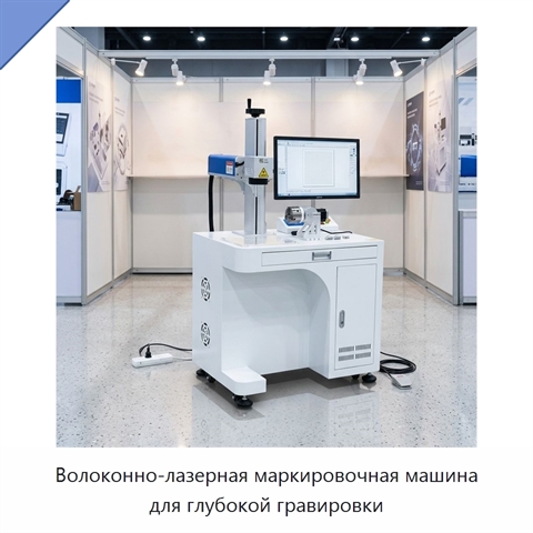 Волоконно-лазерная маркировочная машина для глубокой гравировки