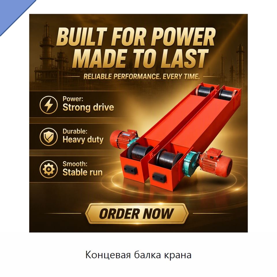 Концевая балка крана — Запчасти для строительной техники