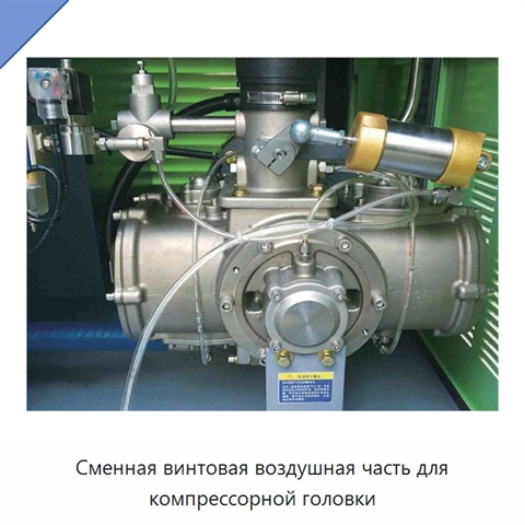 Сменная винтовая воздушная часть для компрессорной головки