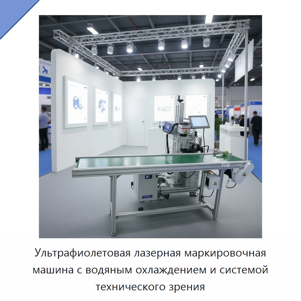 Ультрафиолетовая лазерная маркировочная машина с водяным охлаждением и системой технического зрения — Лазерные маркировочные станки