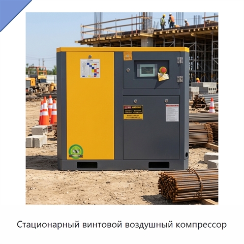 Стационарный винтовой воздушный компрессор