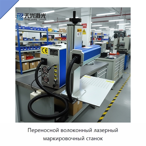 Переносной волоконный лазерный маркировочный станок