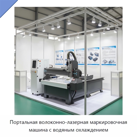 Портальная волоконно-лазерная маркировочная машина с водяным охлаждением