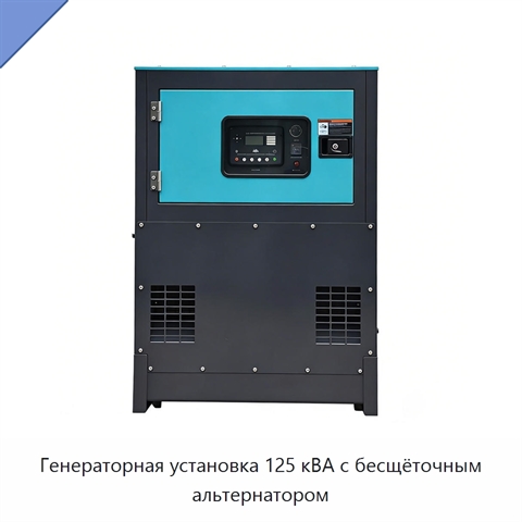 Генераторная установка 125 кВА с бесщёточным альтернатором
