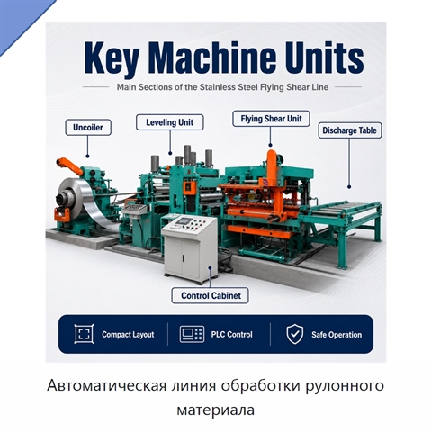 Автоматическая линия обработки рулонного материала