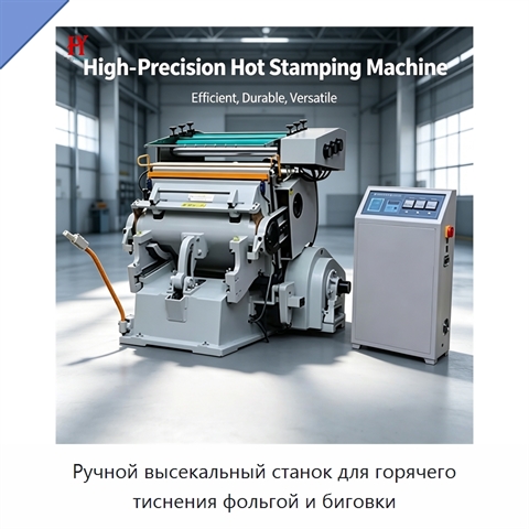 Ручной высекальный станок для горячего тиснения фольгой и биговки