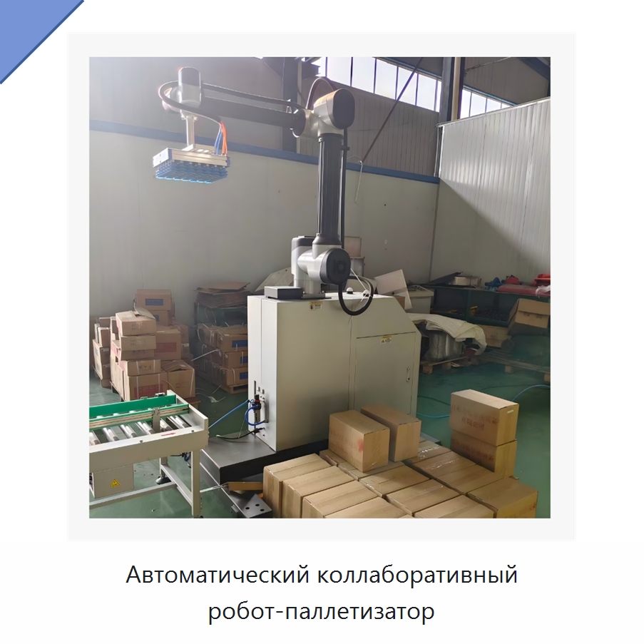 Автоматический коллаборативный робот-паллетизатор — Упаковочные линии