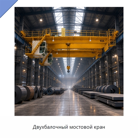 Двухбалочный мостовой кран