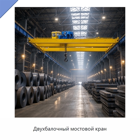Двухбалочный мостовой кран