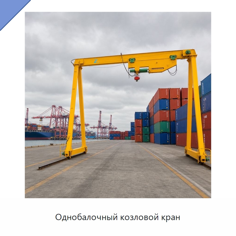 Однобалочный козловой кран — Краны