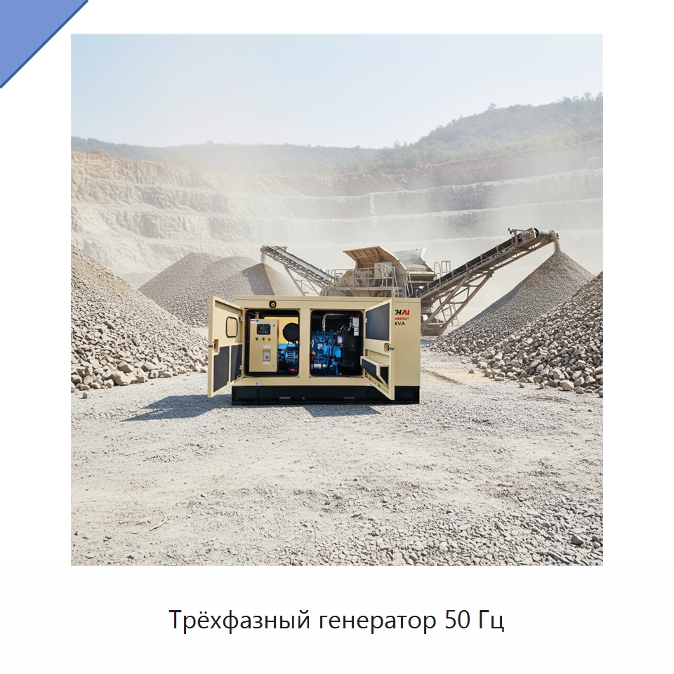 Трёхфазный генератор 50 Гц — Дизельные генераторы