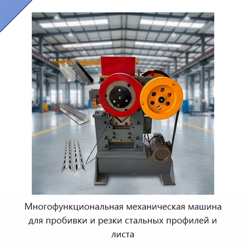 Многофункциональная механическая машина для пробивки и резки стальных профилей и листа