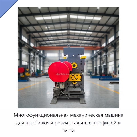 Многофункциональная механическая машина для пробивки и резки стальных профилей и листа