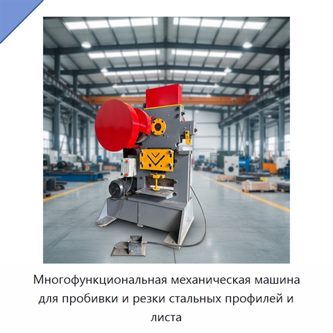 Многофункциональная механическая машина для пробивки и резки стальных профилей и листа