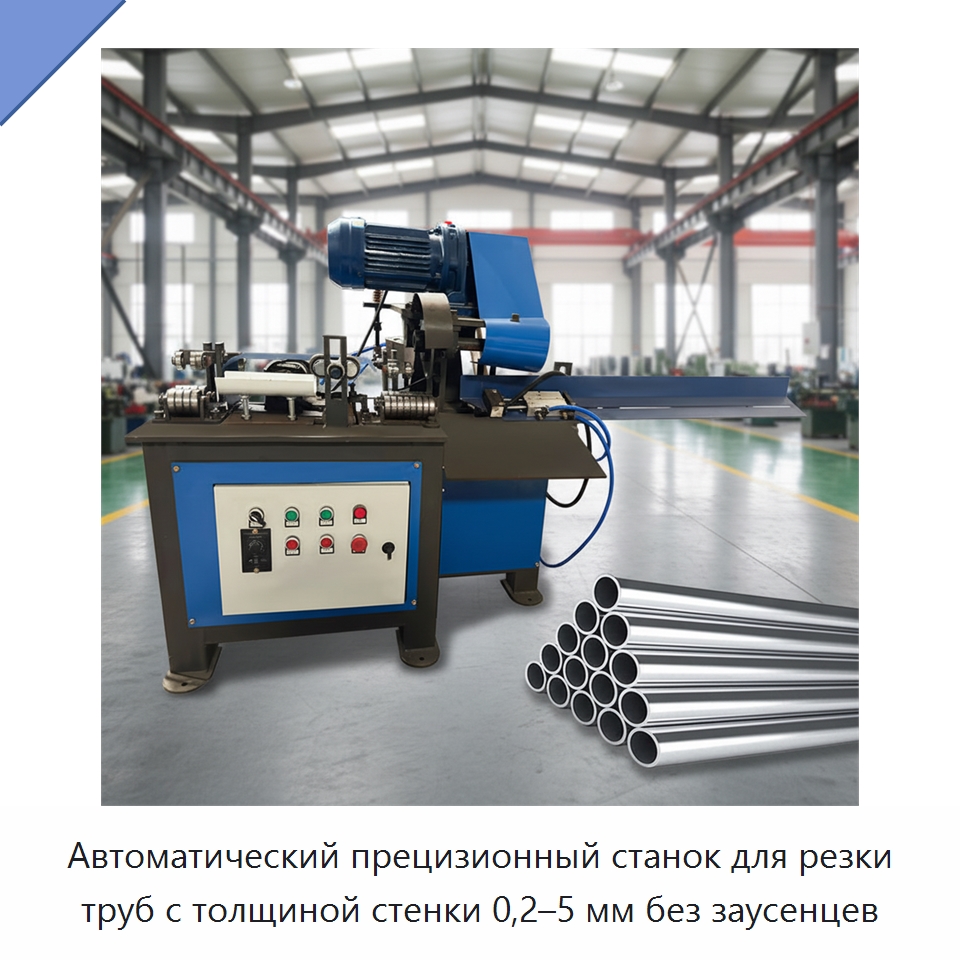 Автоматический прецизионный станок для резки труб с толщиной стенки 0,2–5 мм без заусенцев — Станки для обработки труб