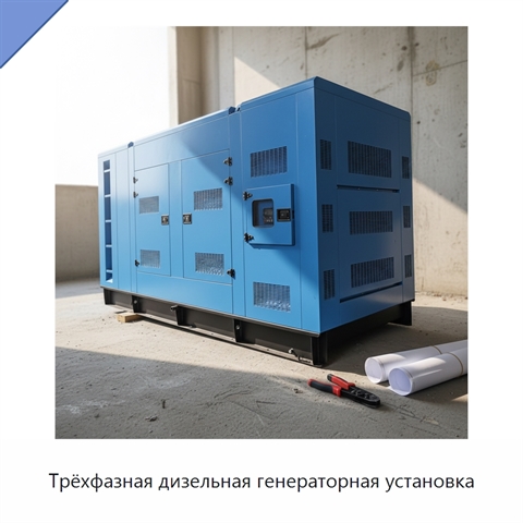 Трёхфазная дизельная генераторная установка