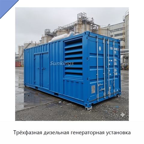 Трёхфазная дизельная генераторная установка