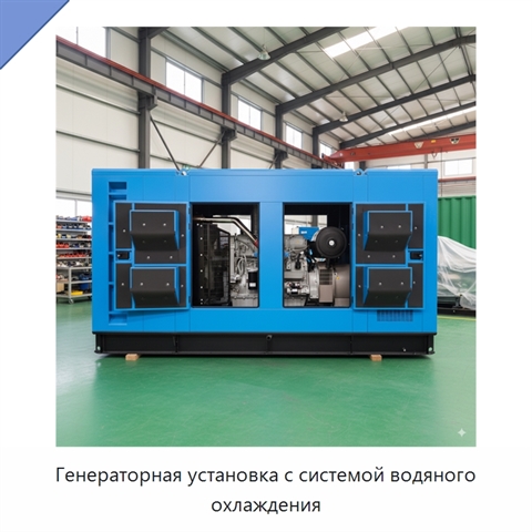 Генераторная установка с системой водяного охлаждения