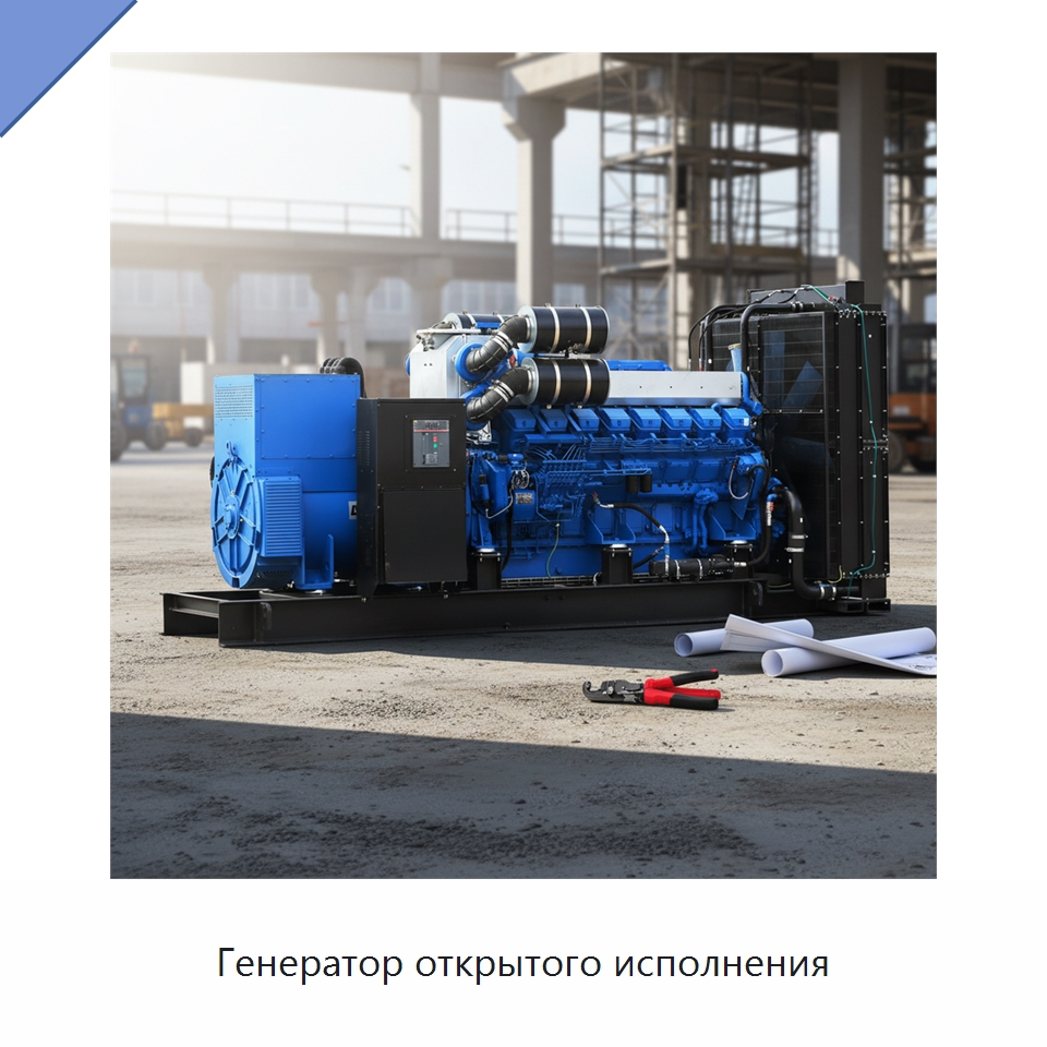 Генератор открытого исполнения — Газотурбинные генераторы