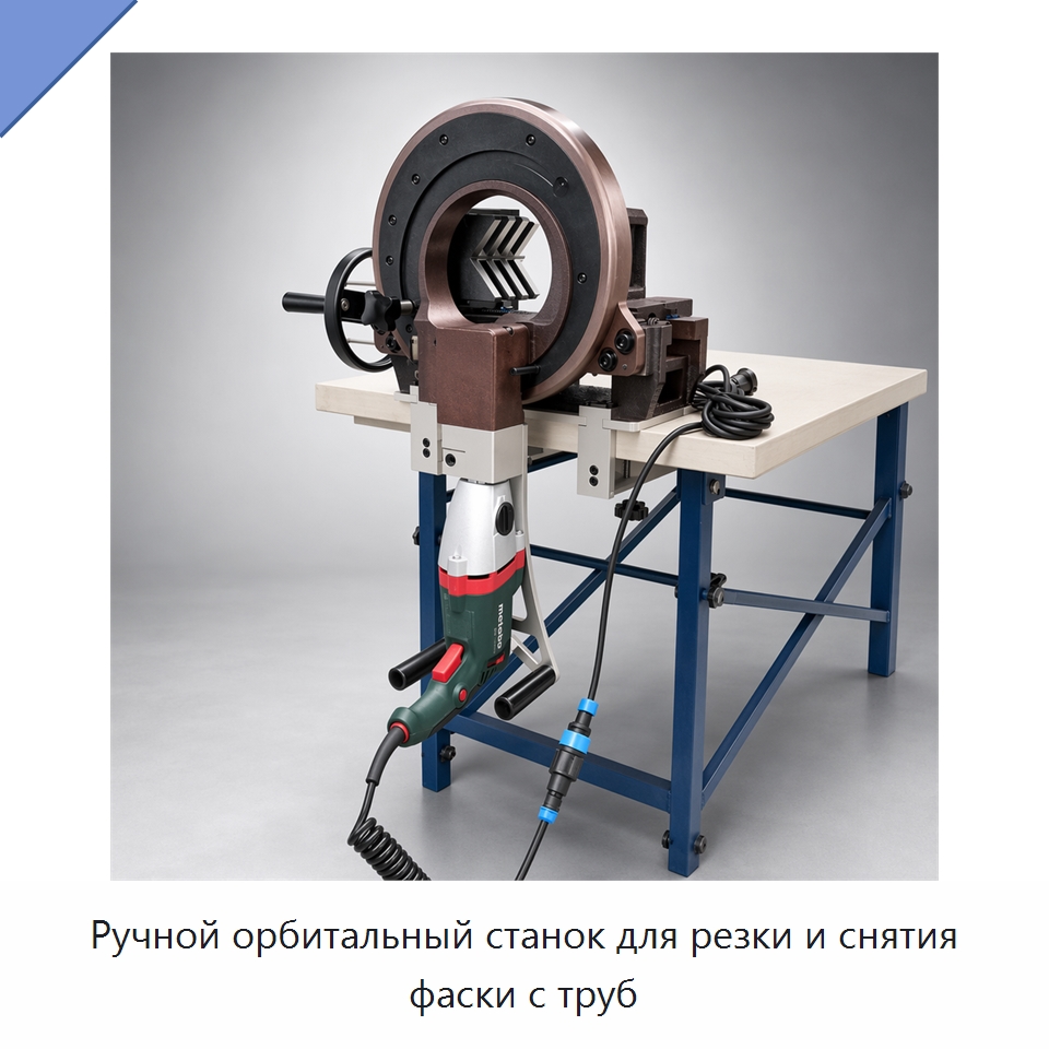 Ручной орбитальный станок для резки и снятия фаски с труб — Станки для обработки труб