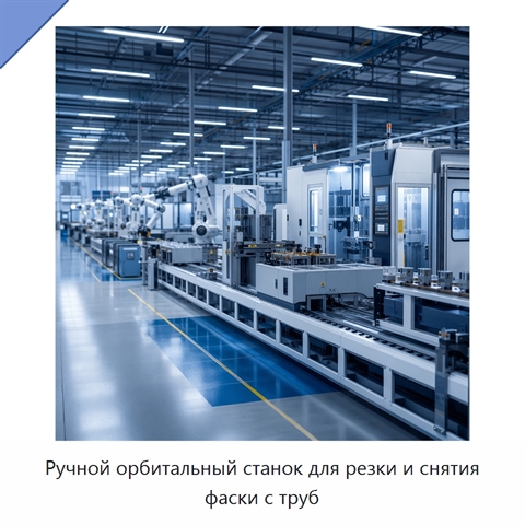 Ручной орбитальный станок для резки и снятия фаски с труб