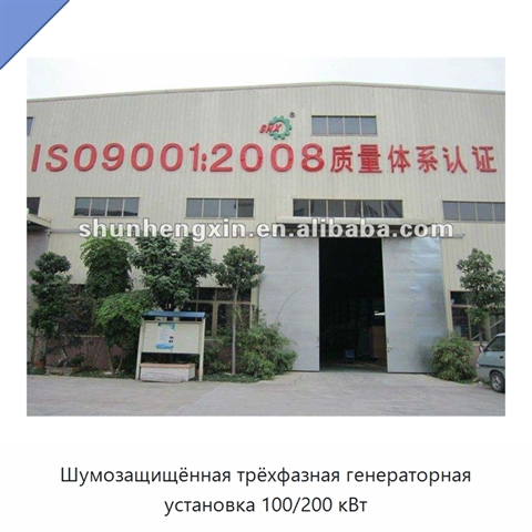 Шумозащищённая трёхфазная генераторная установка 100/200 кВт
