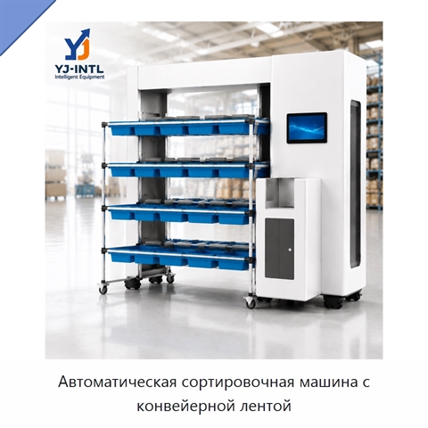 Автоматическая сортировочная машина с конвейерной лентой