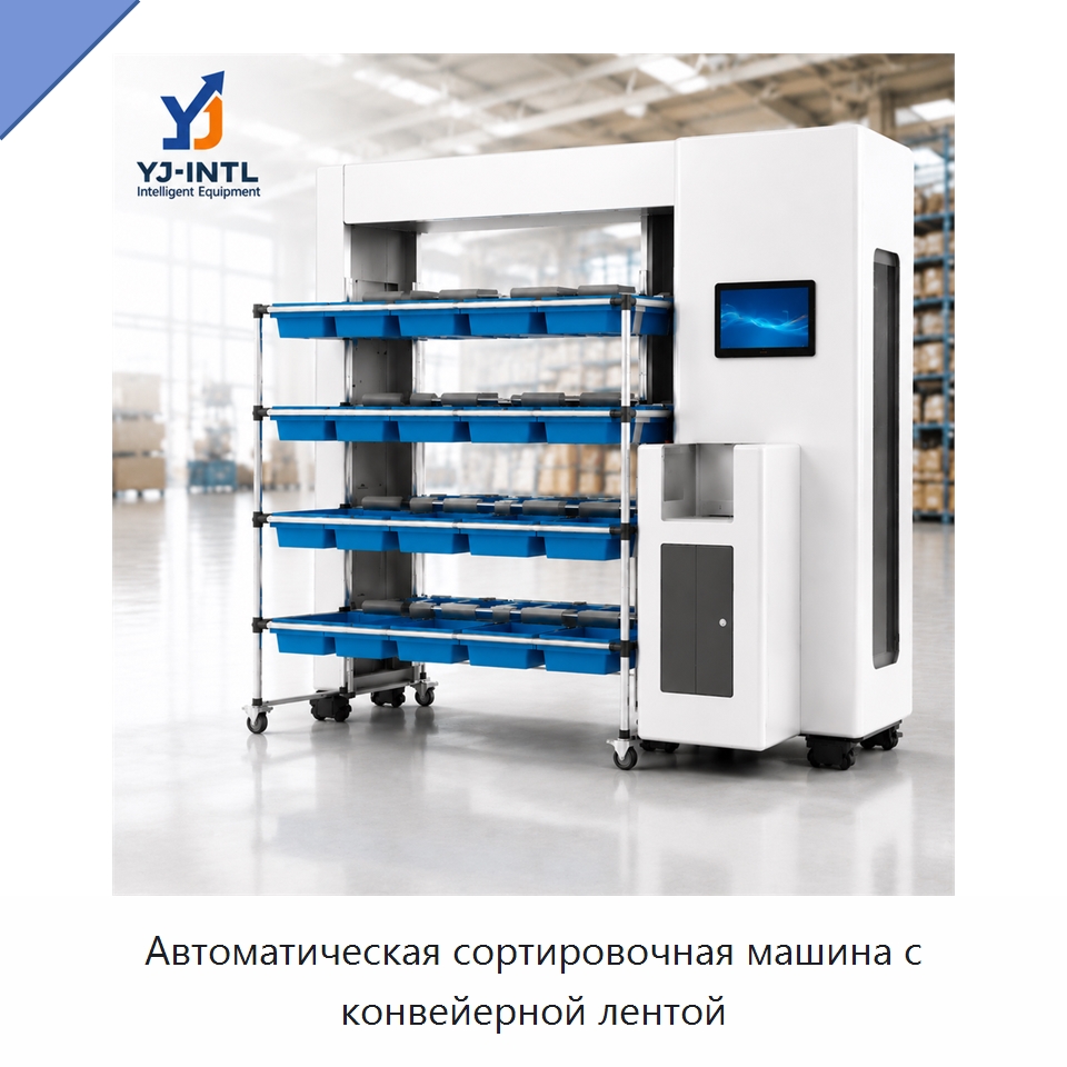 Автоматическая сортировочная машина с конвейерной лентой — Подъемно-транспортное и складское оборудование