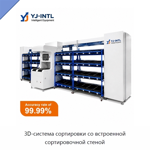 3D-система сортировки со встроенной сортировочной стеной