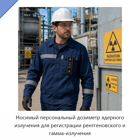 Носимый персональный дозиметр ядерного излучения для регистрации рентгеновского и гамма-излучения