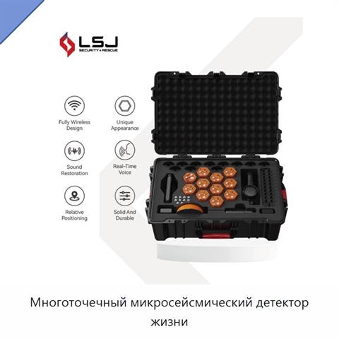 Многоточечный микросейсмический детектор жизни