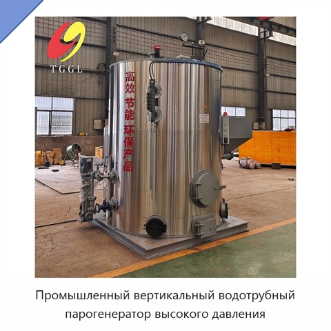 Промышленный вертикальный водотрубный парогенератор высокого давления