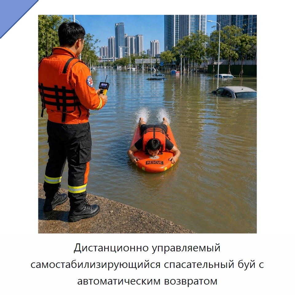 Дистанционно управляемый самостабилизирующийся спасательный буй с автоматическим возвратом — Спасательные круги